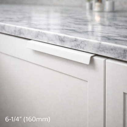 Modern Colorful Aluminum Edge Pulls for Kitchen Drawers