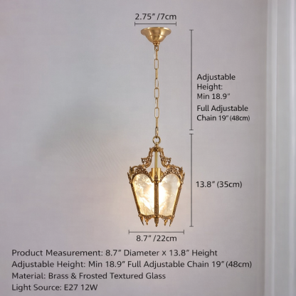 Antique Empire Art Decor Vintage Pendant Lamp