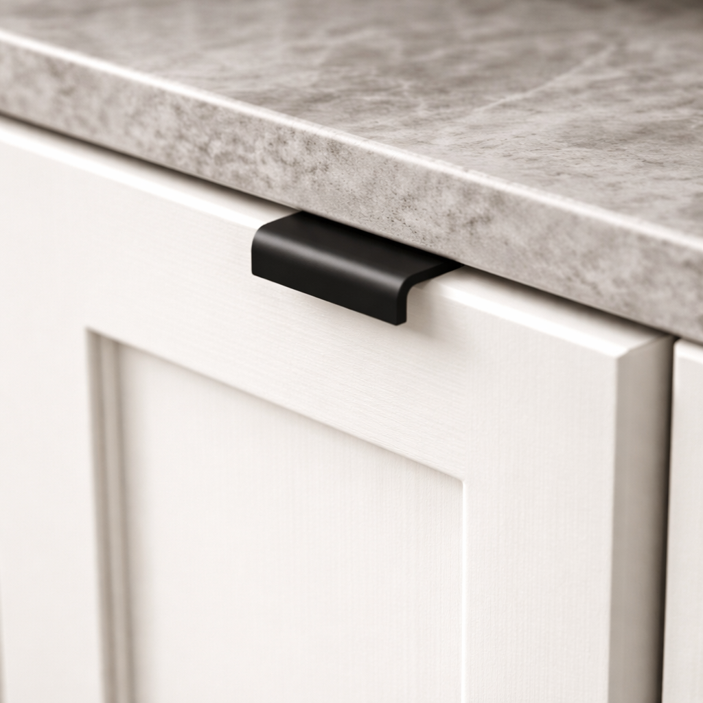 Modern Colorful Aluminum Edge Pulls | Kitchen Drawer Handles