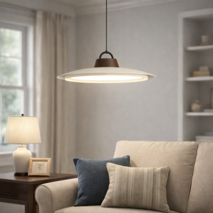 Minimalism Acrylic LED White Pendant Light For Dining Room