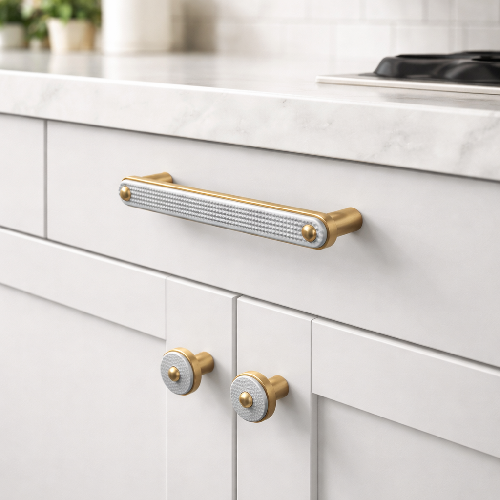 Modern Unique Kitchen Zinc Alloy Cabinet Pulls