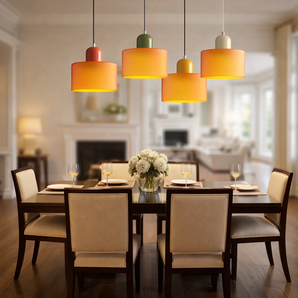 Bauhaus Small Glass Pendant Light