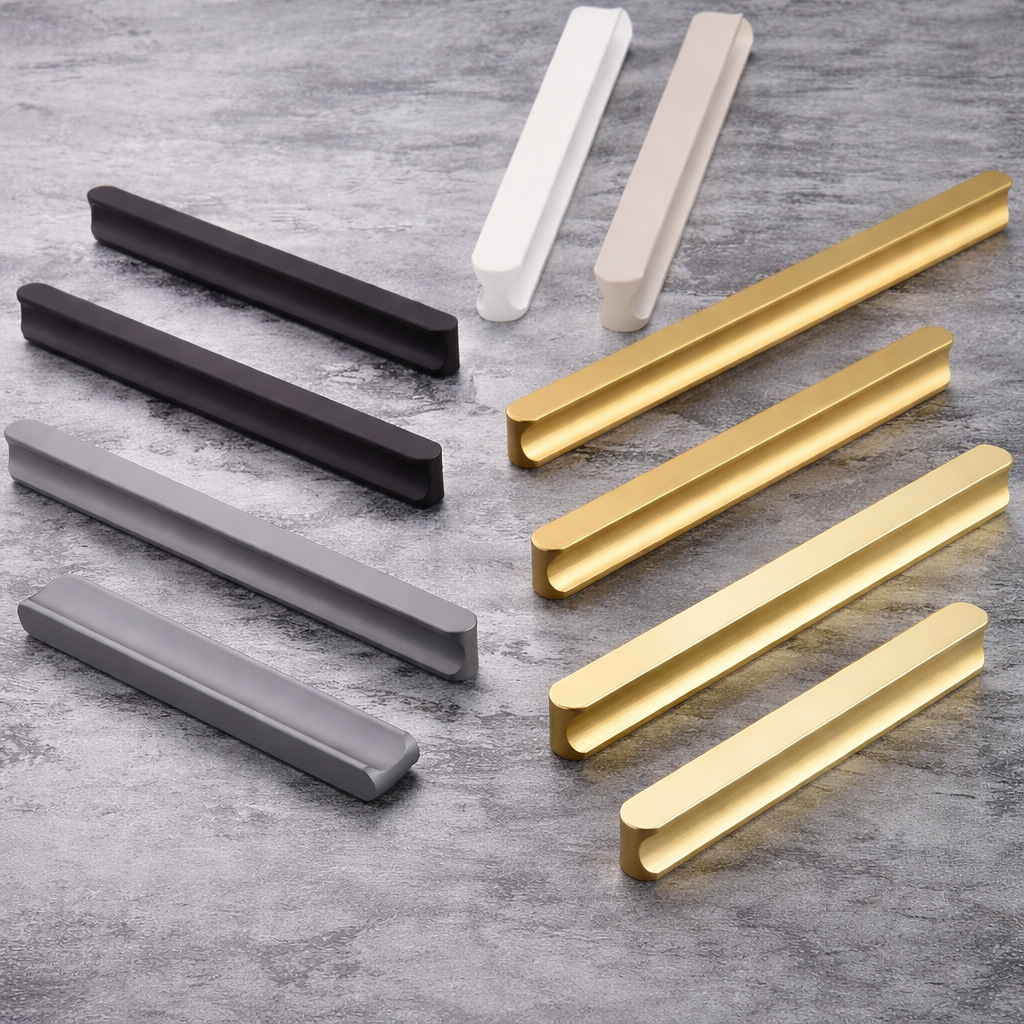 Modern Colorful Long T Bar Cabinet Handles