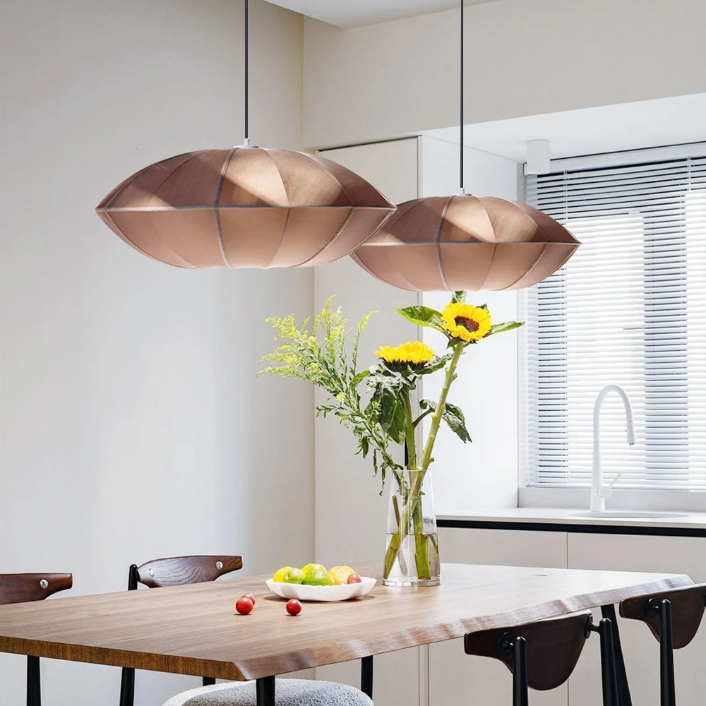 Classic UFO Ribbon Pendant Light For Kitchen Island