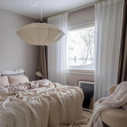 Classic UFO Ribbon Pendant Light For Kitchen Island