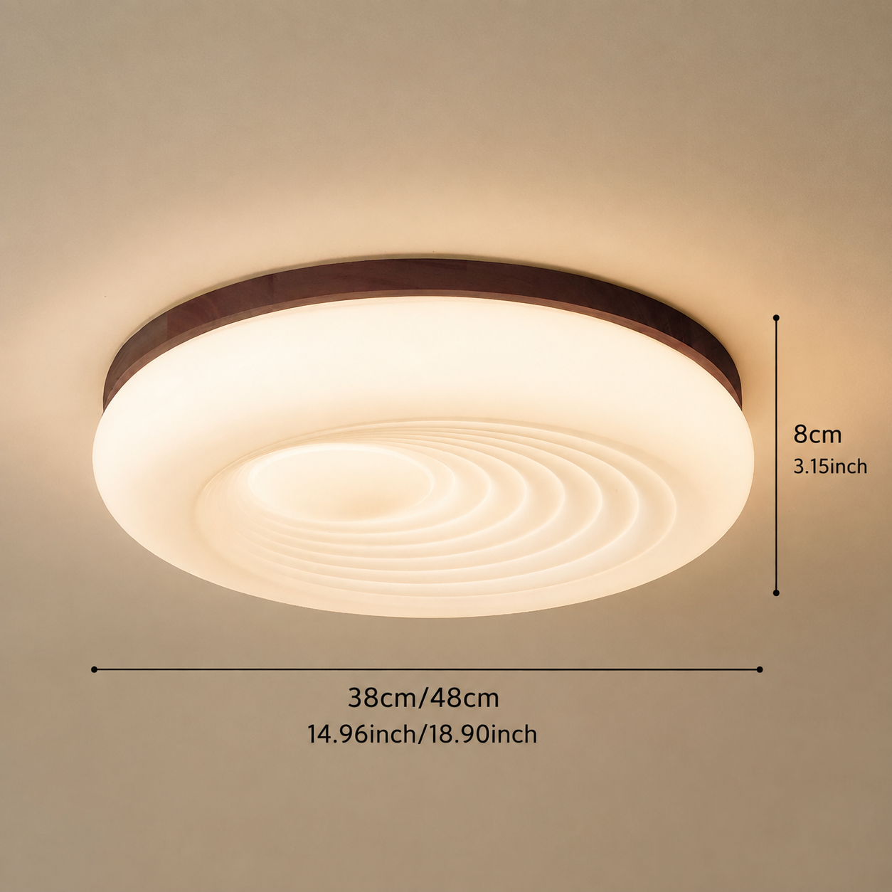 Medieval Round White Led Ceiling Light
