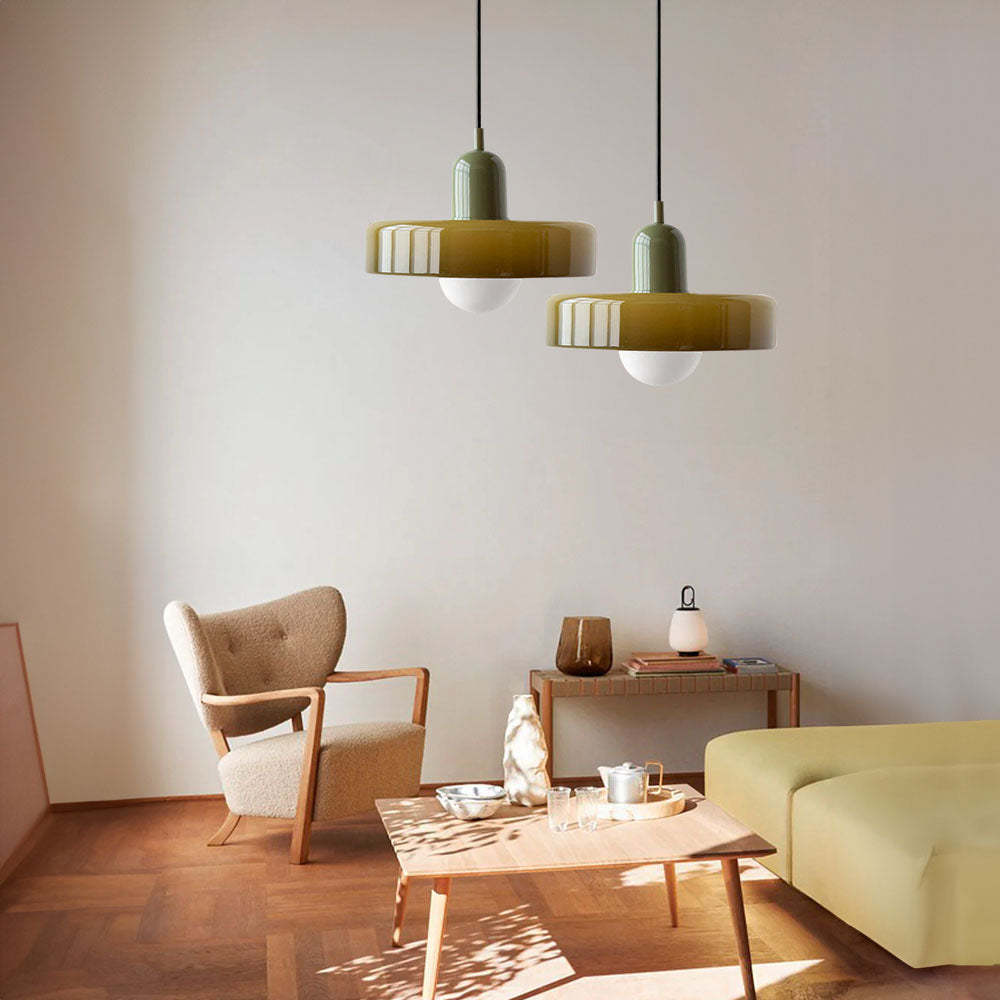 Colorful Bauhaus Glass Pendant Light -Homdiy