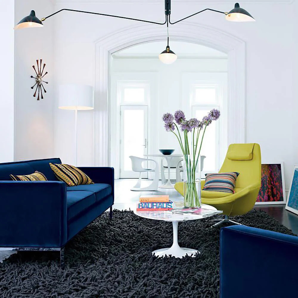 Contemporary Décor Art Iron Flush Mount Ceiling Light Chandelier