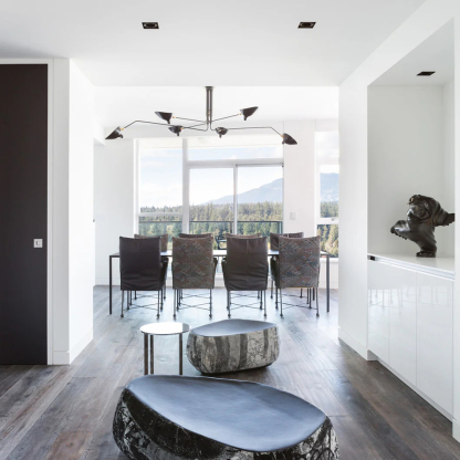 Contemporary Décor Art Iron Flush Mount Ceiling Light Chandelier