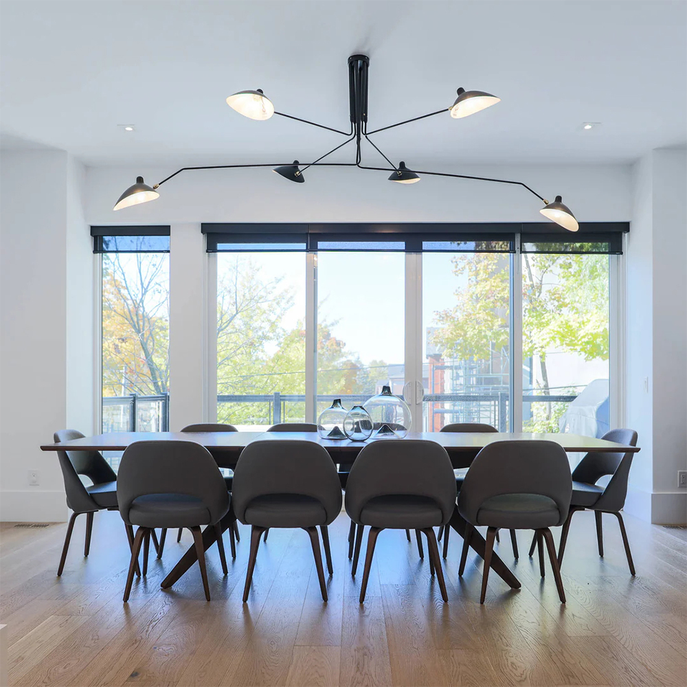 Contemporary Décor Art Iron Flush Mount Ceiling Light Chandelier