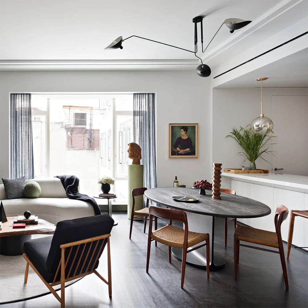 Contemporary Décor Art Iron Flush Mount Ceiling Light Chandelier