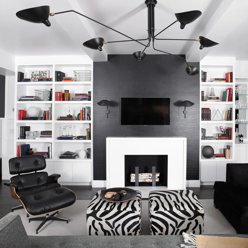 Contemporary Décor Art Iron Flush Mount Ceiling Light Chandelier