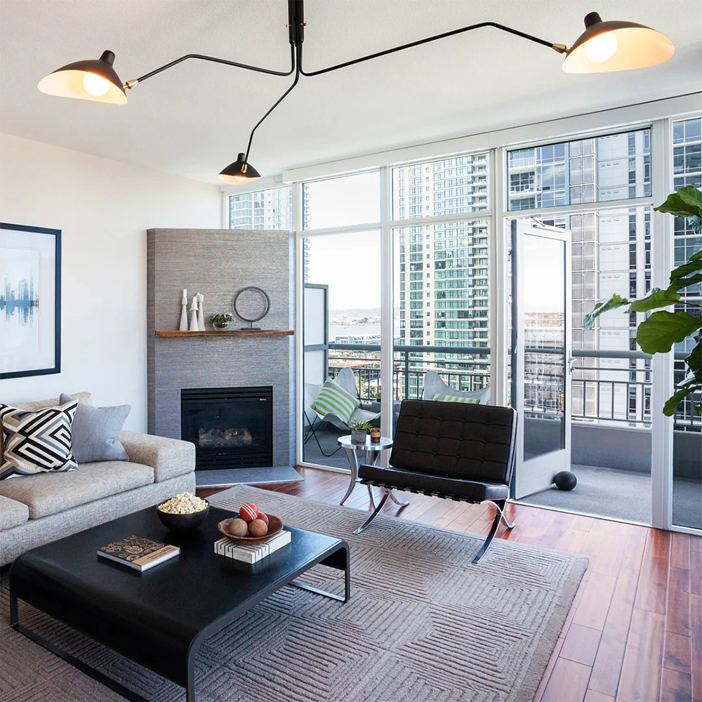 Contemporary Décor Art Iron Flush Mount Ceiling Light Chandelier