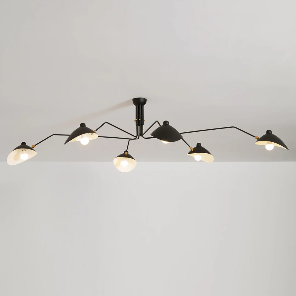 Contemporary Décor Art Iron Flush Mount Ceiling Light Chandelier