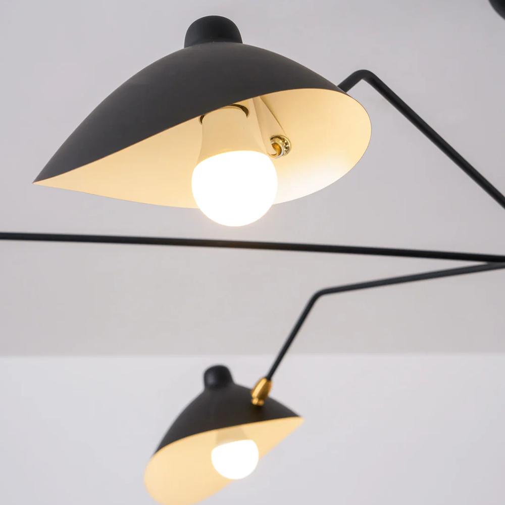 Contemporary Décor Art Iron Flush Mount Ceiling Light Chandelier