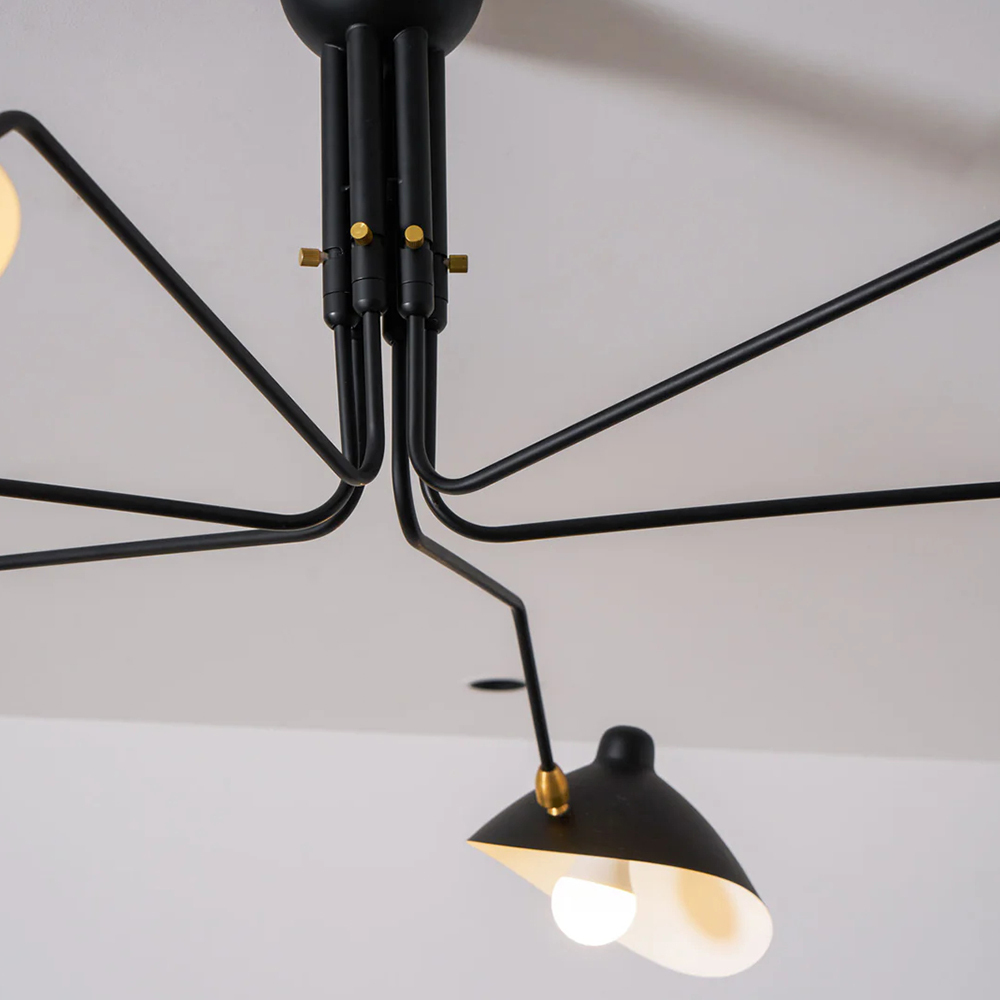 Contemporary Décor Art Iron Flush Mount Ceiling Light Chandelier