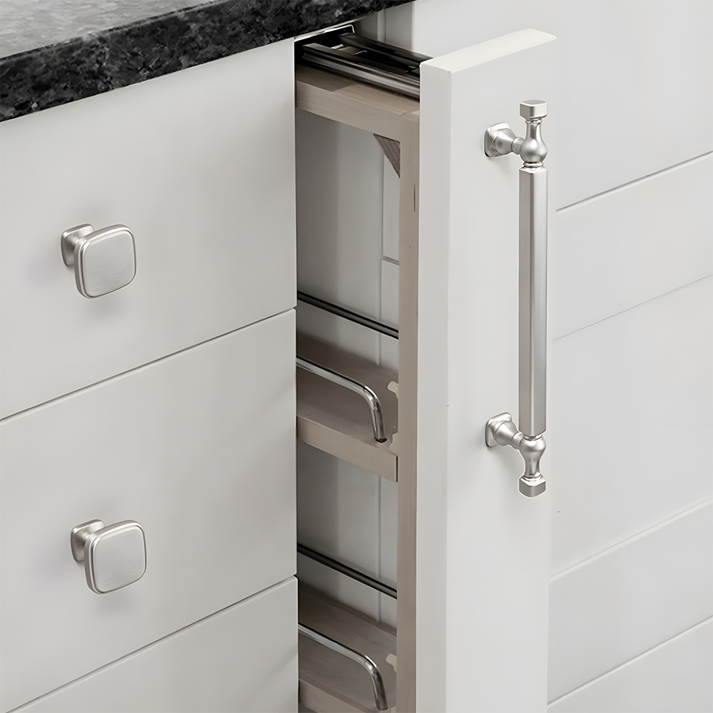 Contemporary Durable Zinc Alloy Bathroom Drawer Cabinet Pulls