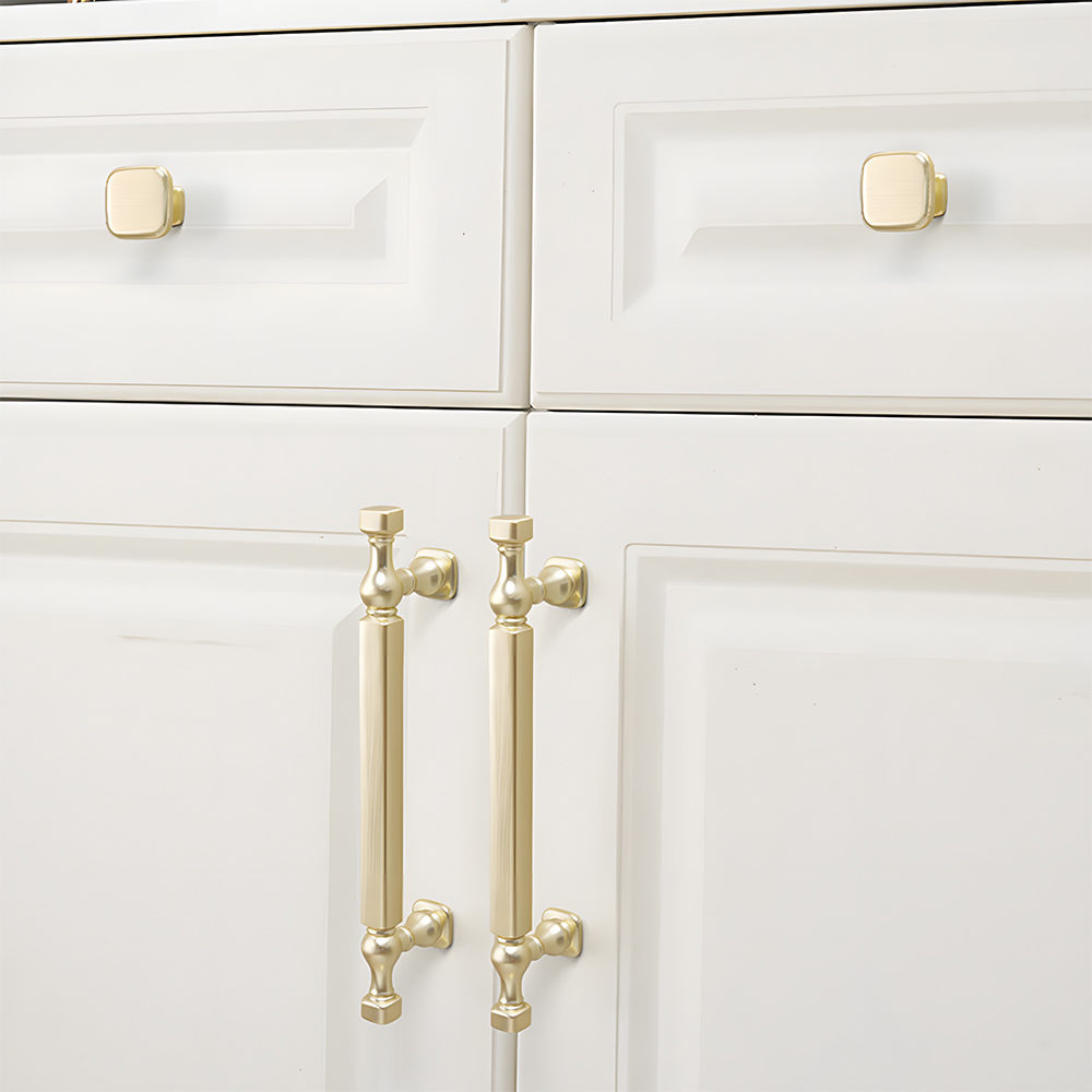 Contemporary Durable Zinc Alloy Bathroom Drawer Cabinet Pulls