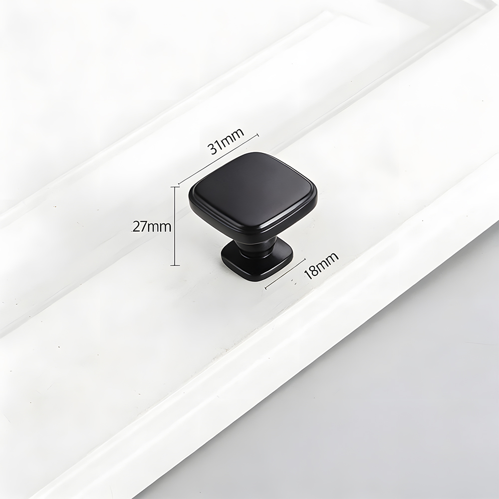 Contemporary Durable Zinc Alloy Bathroom Drawer Cabinet Pulls