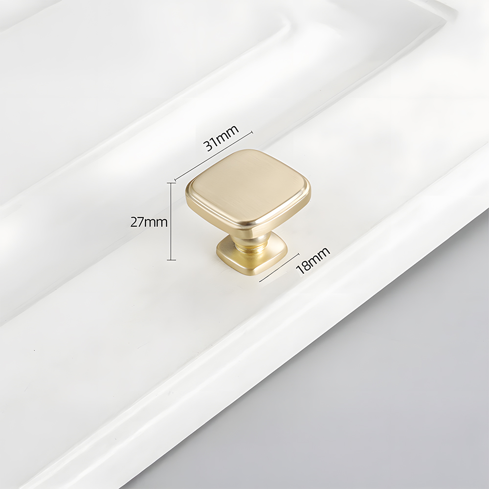 Contemporary Durable Zinc Alloy Bathroom Drawer Cabinet Pulls