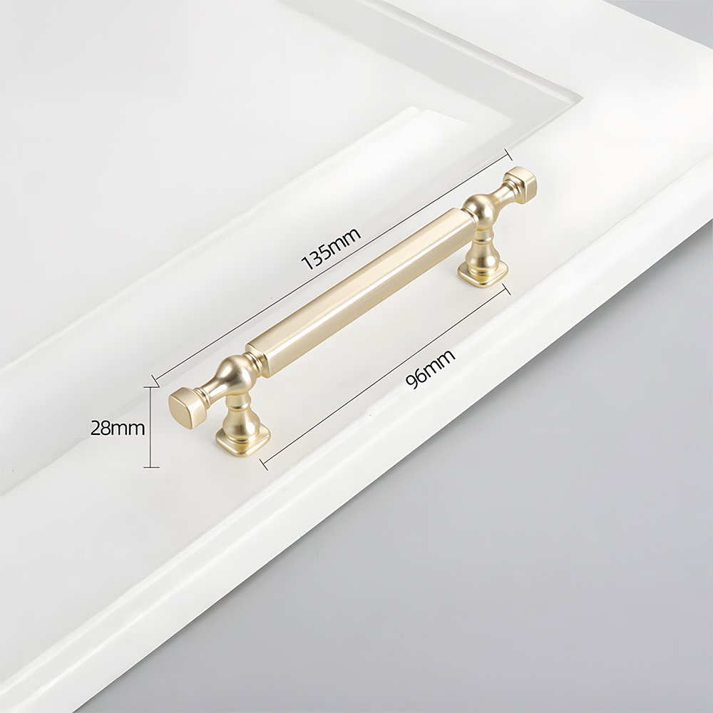 Contemporary Durable Zinc Alloy Bathroom Drawer Cabinet Pulls