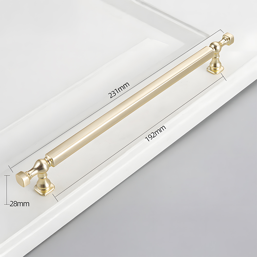 Contemporary Durable Zinc Alloy Bathroom Drawer Cabinet Pulls