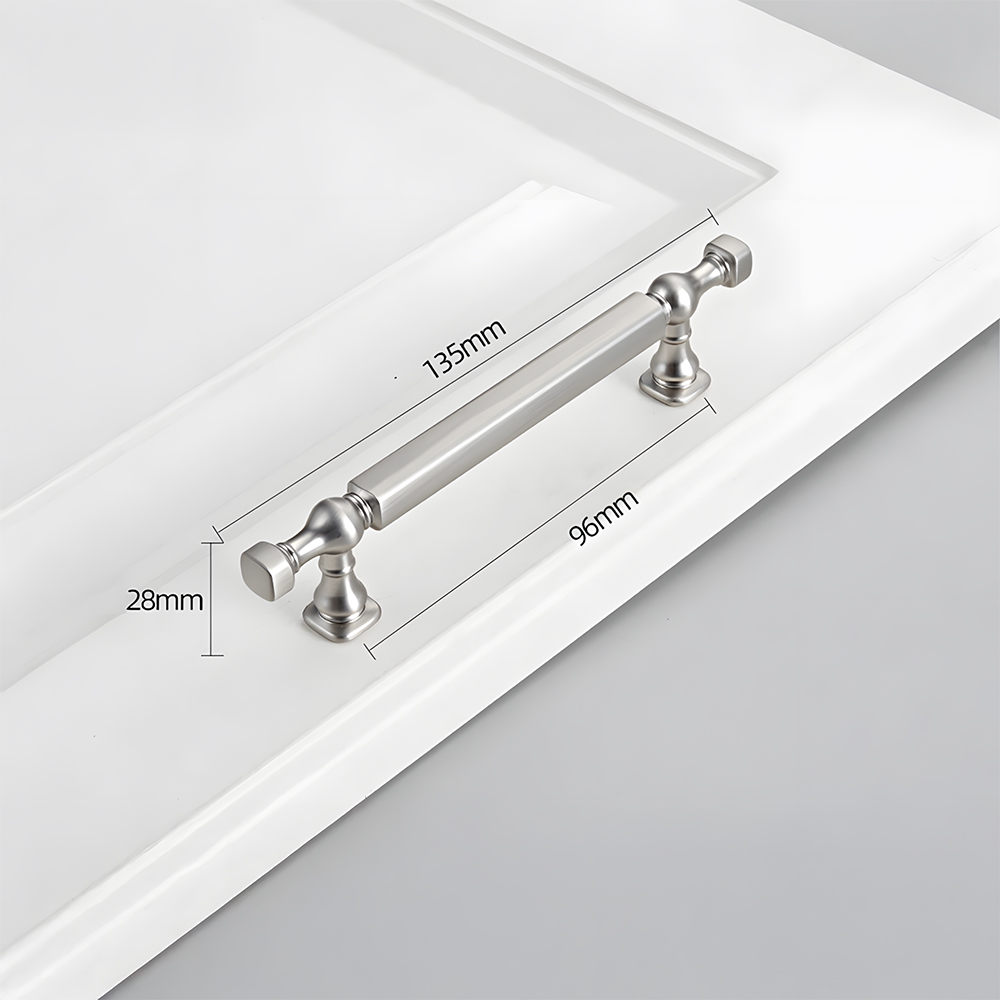 Contemporary Durable Zinc Alloy Bathroom Drawer Cabinet Pulls