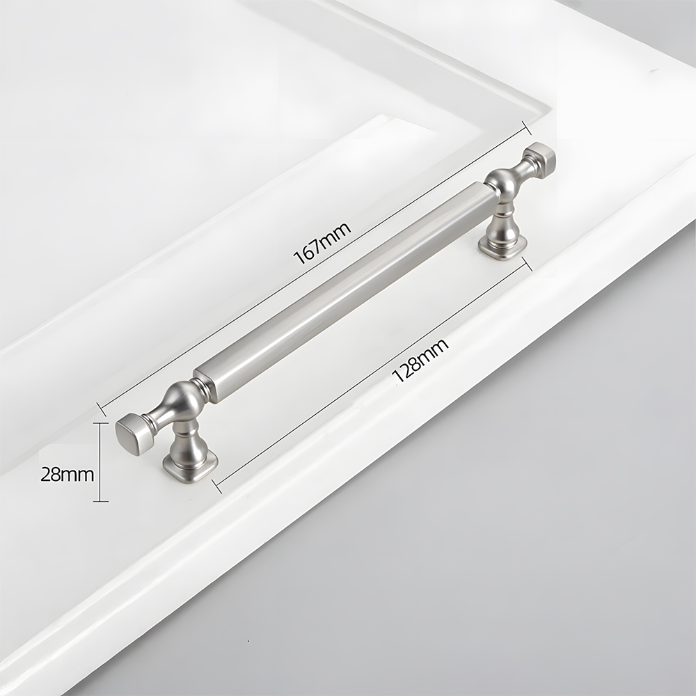 Contemporary Durable Zinc Alloy Bathroom Drawer Cabinet Pulls