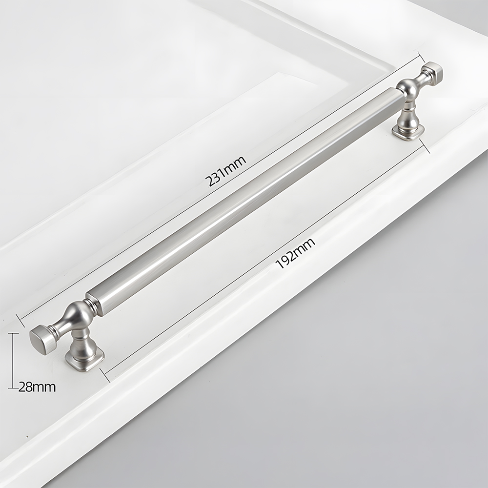 Contemporary Durable Zinc Alloy Bathroom Drawer Cabinet Pulls