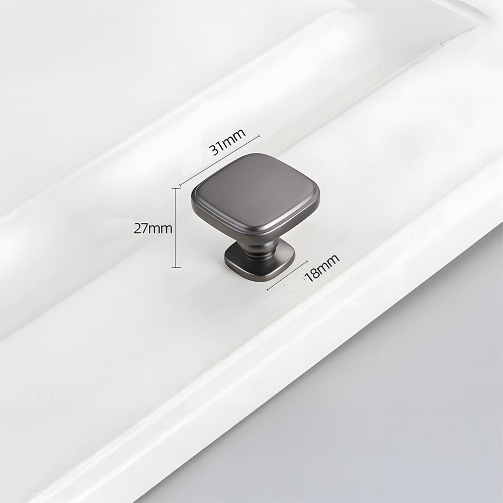 Contemporary Durable Zinc Alloy Bathroom Drawer Cabinet Pulls