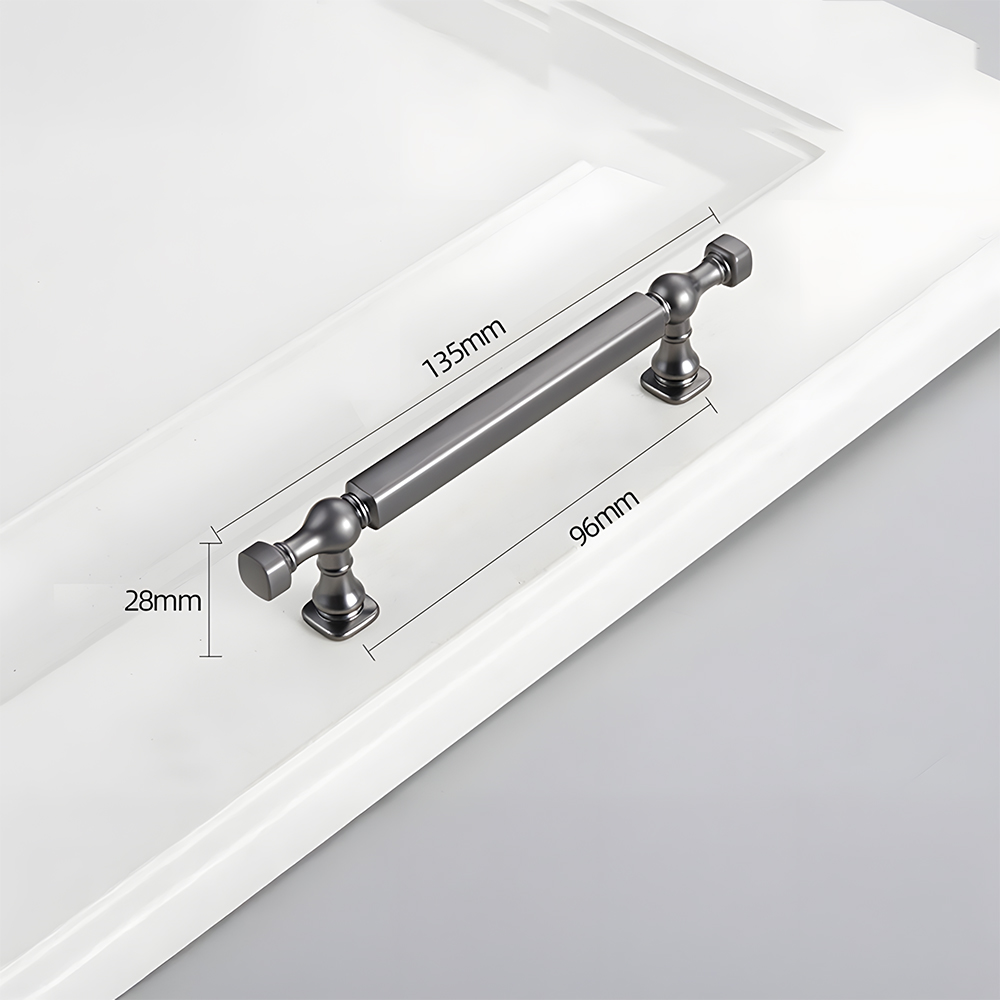 Contemporary Durable Zinc Alloy Bathroom Drawer Cabinet Pulls