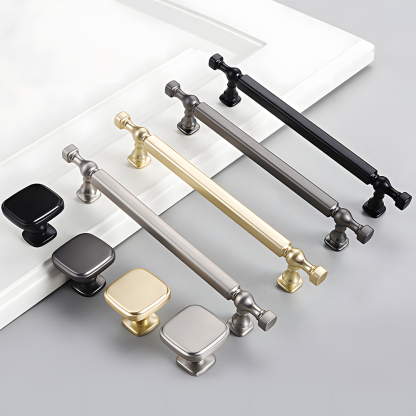 Contemporary Durable Zinc Alloy Bathroom Drawer Cabinet Pulls