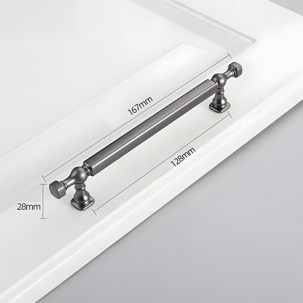 Contemporary Durable Zinc Alloy Bathroom Drawer Cabinet Pulls