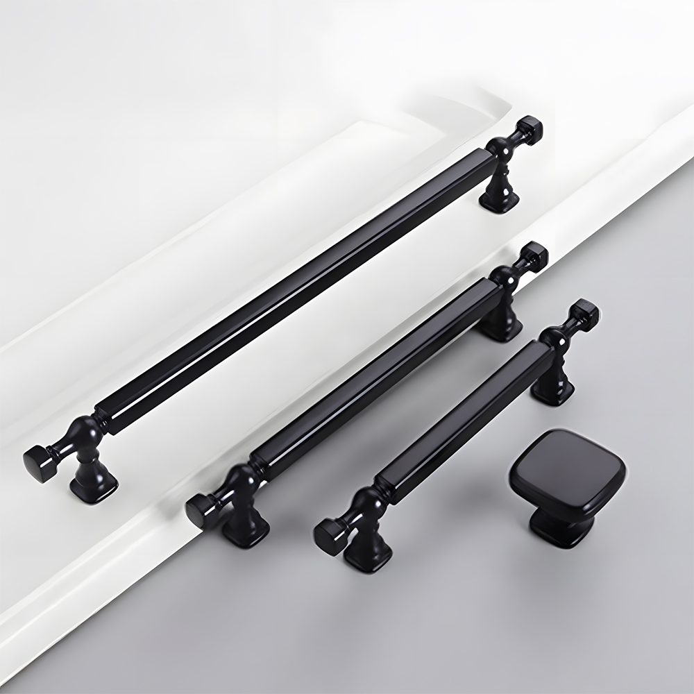 Contemporary Durable Zinc Alloy Bathroom Drawer Cabinet Pulls