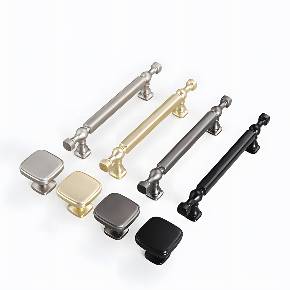 Contemporary Durable Zinc Alloy Bathroom Drawer Cabinet Pulls