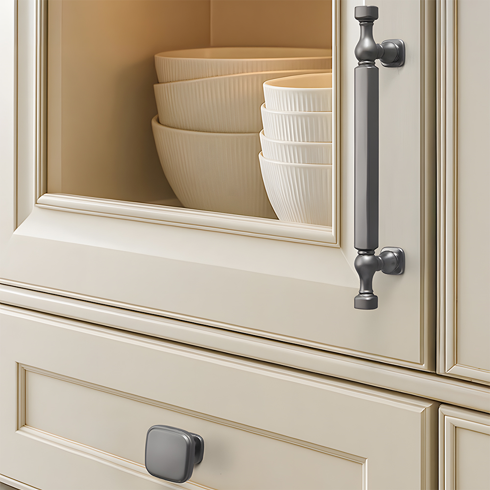 Contemporary Durable Zinc Alloy Bathroom Drawer Cabinet Pulls