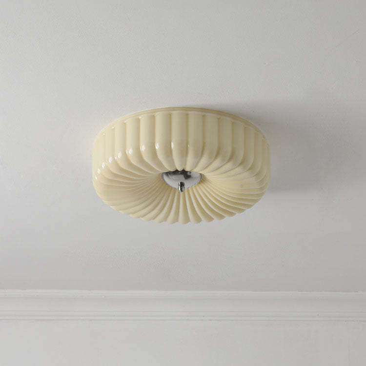 Medieval Cream Style Bauhaus Glass Ceiling Light -Homdiy