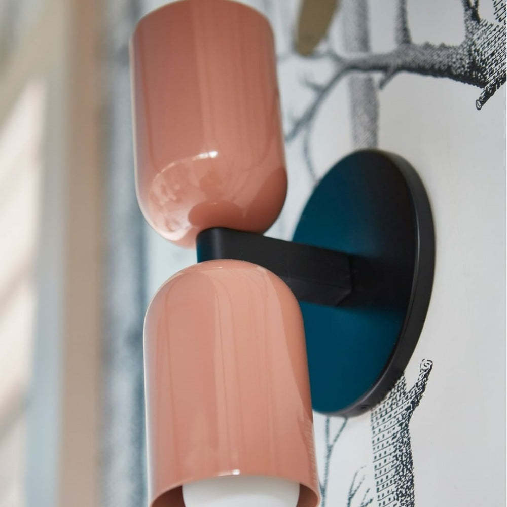 Vintage Short Double Head Creative Homestay Wall Light -Homdiy