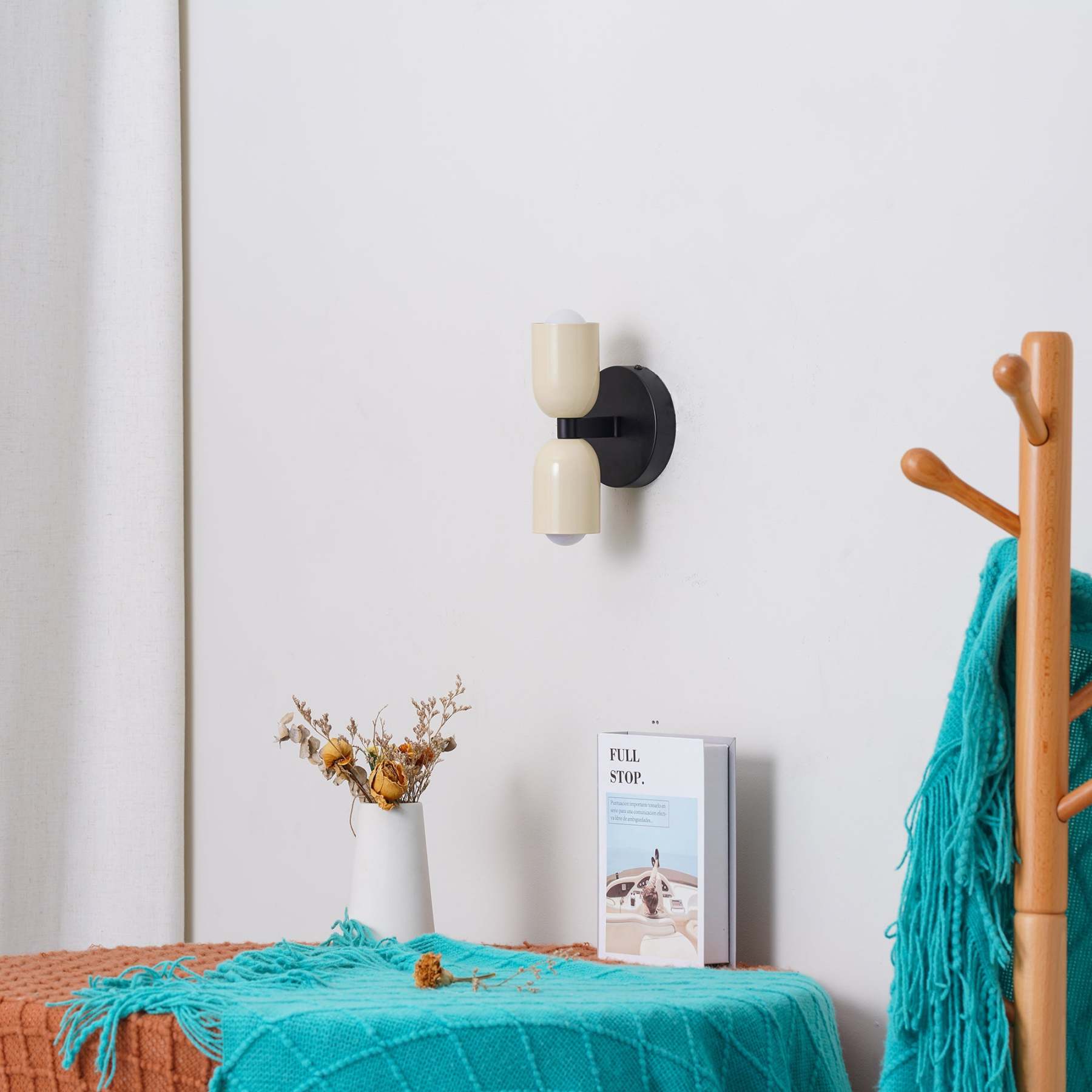 Vintage Short Double Head Creative Homestay Wall Light -Homdiy