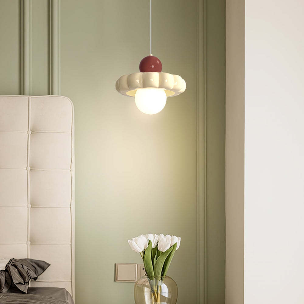 Cream Cloud Pendant Light -Homdiy