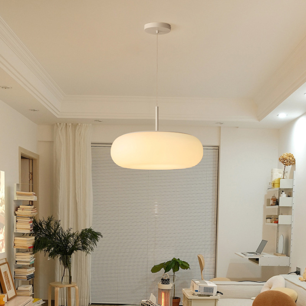 Cream Style Apple-Shaped LED Pendant Light