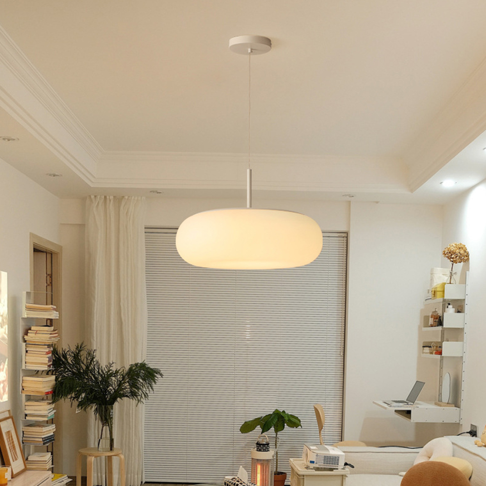 Cream Style Apple-Shaped LED Pendant Light