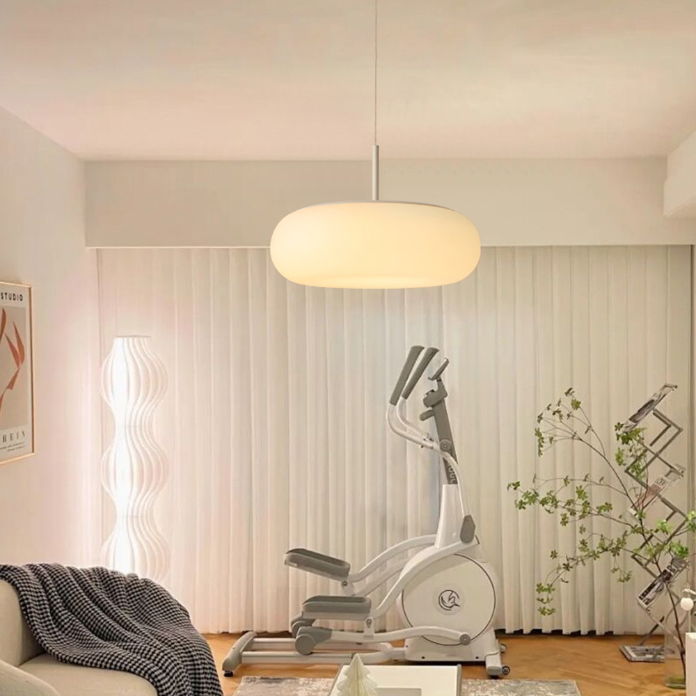 Cream Style Apple-Shaped LED Pendant Light