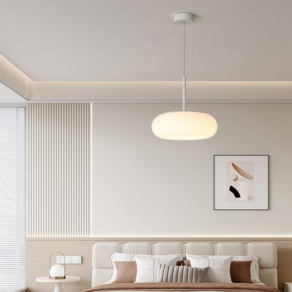 Cream Style Apple-Shaped LED Pendant Light