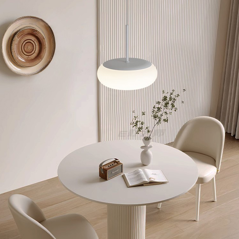 Cream Style Apple-Shaped LED Pendant Light