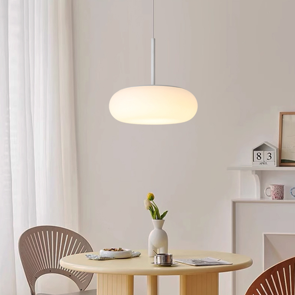Cream Style Apple-Shaped LED Pendant Light