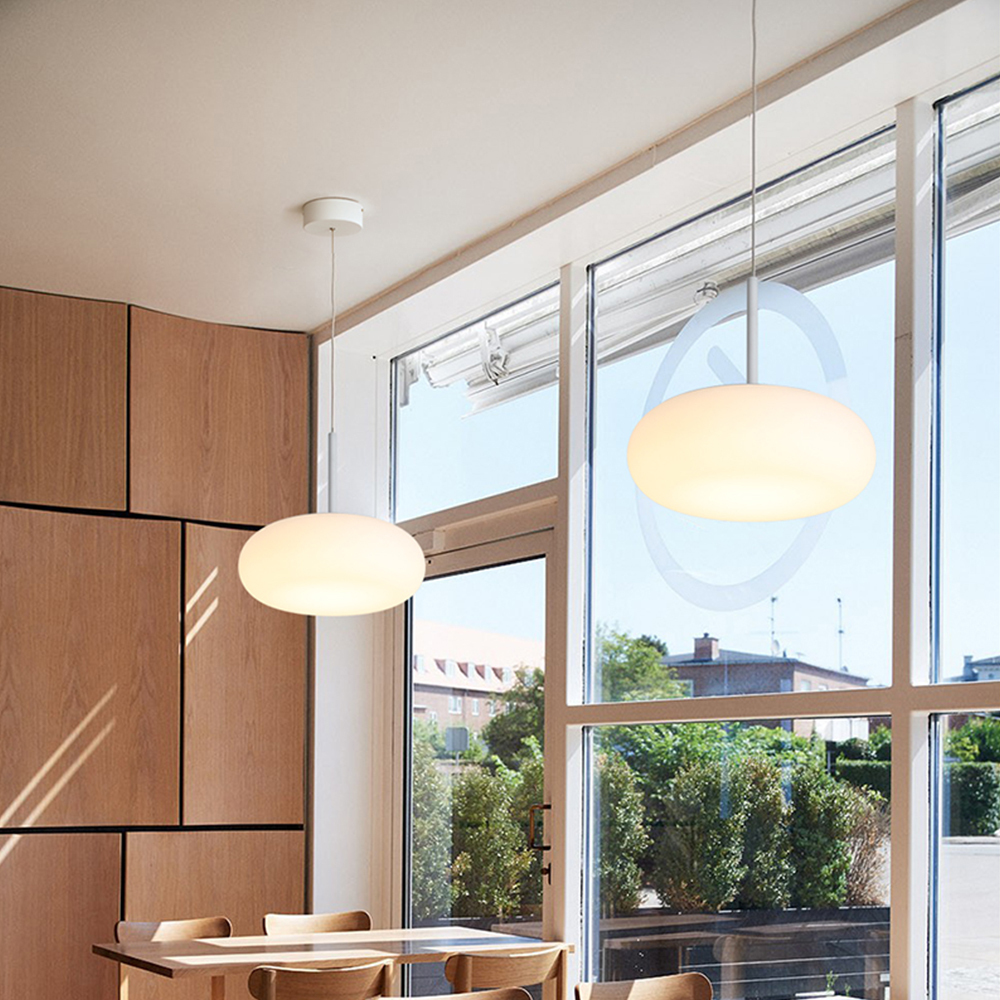 Cream Style Apple-Shaped LED Pendant Light