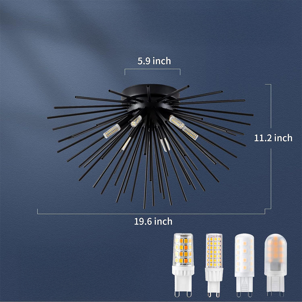 Creative Modern Muiltple Rays Chandelier