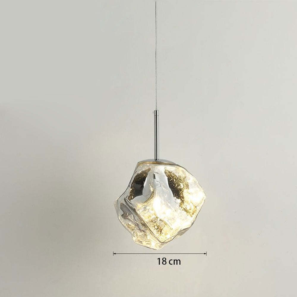 Simple Lava Glass Pendant Hanging Light -Homdiy