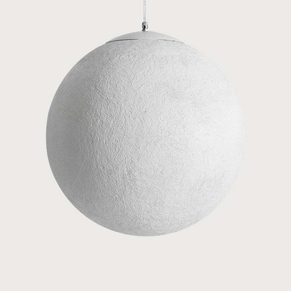 Simple White Moon Pendant Light Ball Floor Lamp -Homdiy